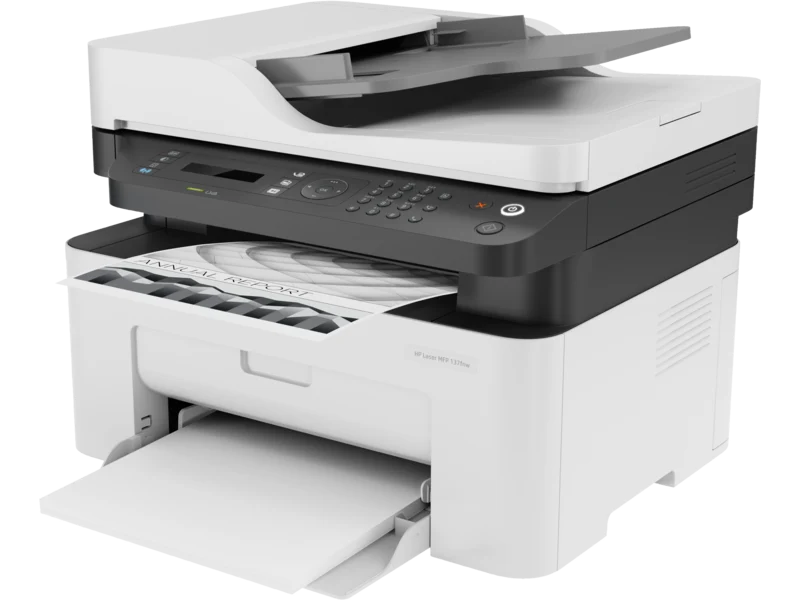 Impresora Multifunción HP Laser 137fnw | blanco y negro | USB, RED, WIFI | 20 ppm