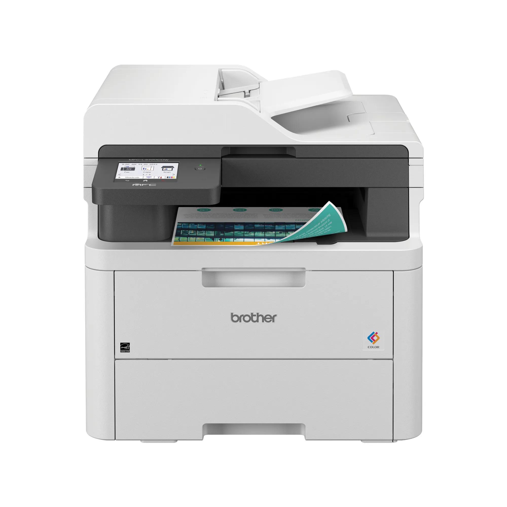 Impresora Láser a color Multifuncional Brother MFC-L3720CDW | copia, escaneo y fax, dúplex y móvil | 19 ppm